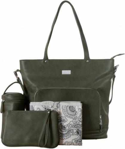 Isoki Wickeltasche Windeltasche Khaki Armeegrün